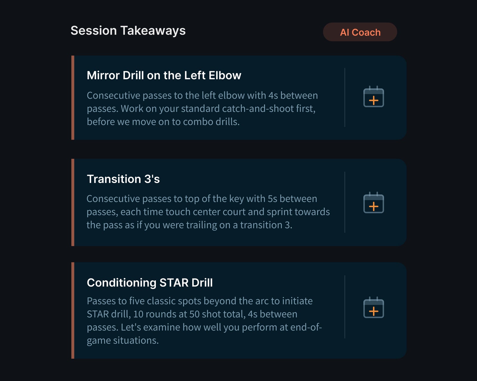 Al-Generated Training Plans